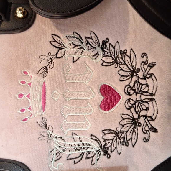 NWT Juicy Couture Pink Diamond Heritage Sachel Purse - Picture 4 of 11